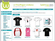 Tablet Screenshot of cadeau.wanimo.com